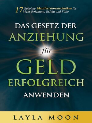 cover image of Das Gesetz der Anziehung für Geld erfolgreich anwenden